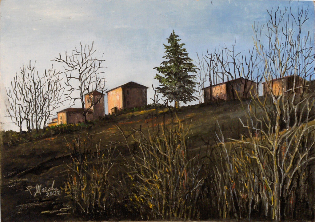 2007-Verzuno-olio-su-tavola-26X19