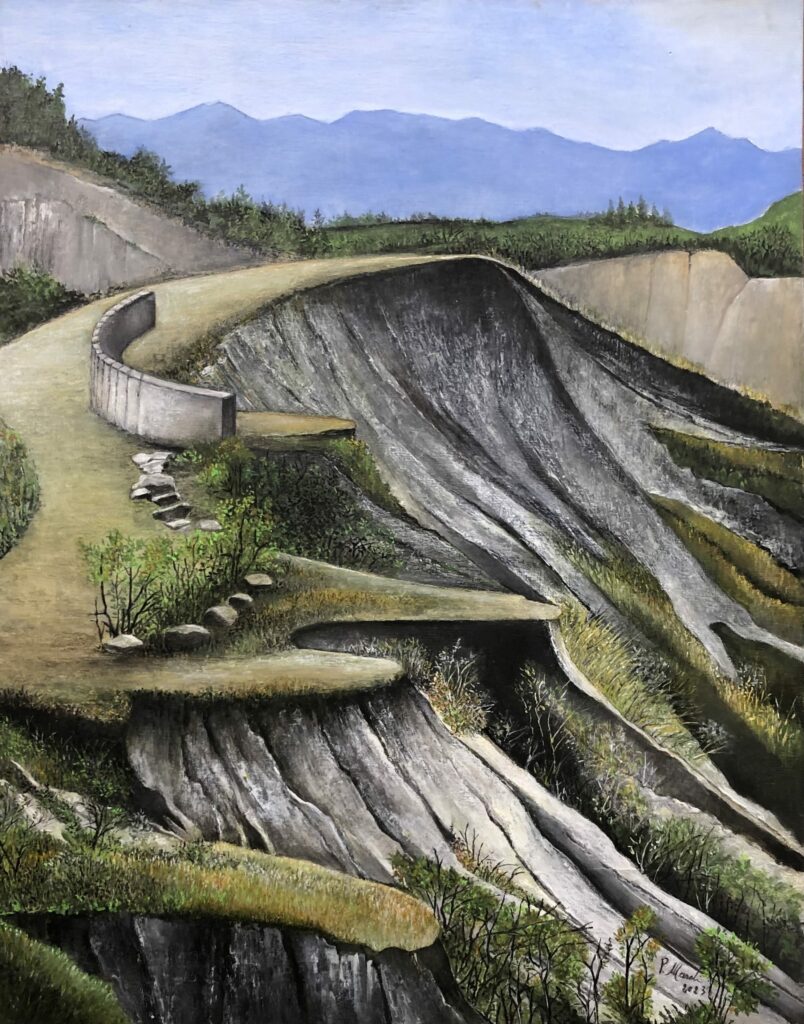 5-Calanchi-di-Sabbiuno-monumento-alla-Memoria-olio-su-tavola-40X50--scaled