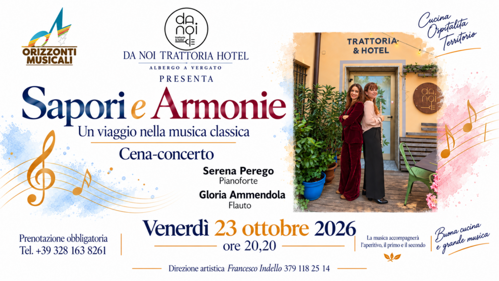 🎶 SAPORI E ARMONIE – Un viaggio nella musica classica