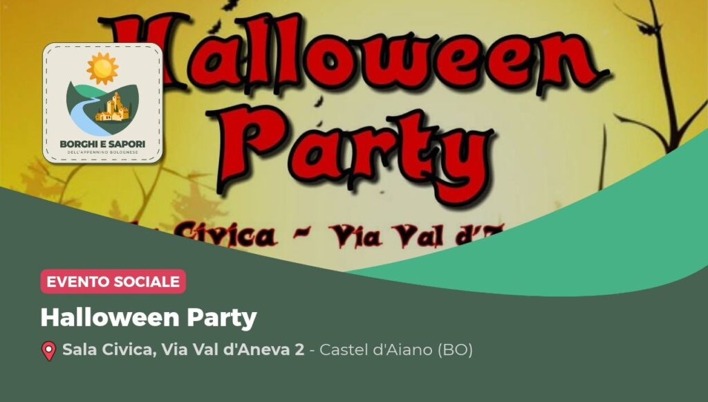 Halloween Party a Castel d’Aiano – 31 ottobre 2026