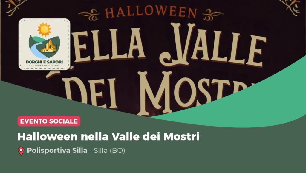 Halloween nella Valle dei Mostri a Silla – 1° novembre 2026