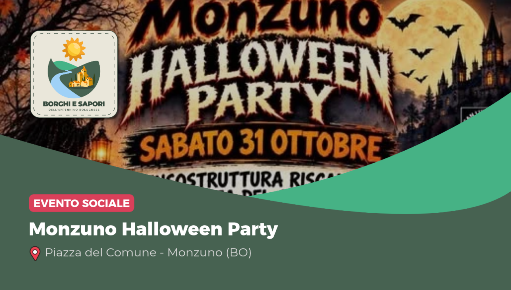 Monzuno Halloween Party – 31 ottobre 2026