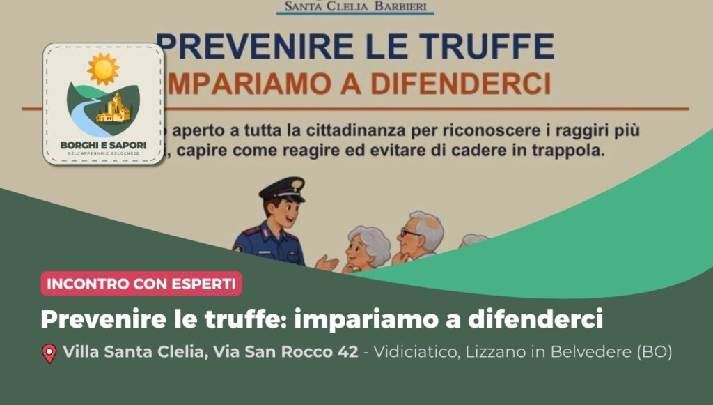 Prevenire le truffe a Vidiciatico – 24 ottobre 2026