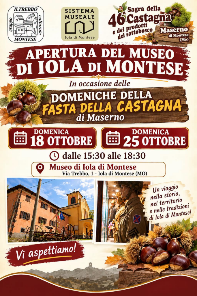 APERTURA DEL MUSEO DI IOLA DI MONTESE